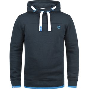 !Solid Sweatshirt 'Benjamin'  navy / wit