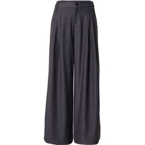 MOLLY BRACKEN - Broek met Hoge Taille - Grijs - Polyester - Wijde Pijpen