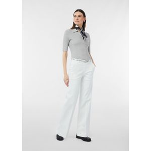 comma casual identity Trui  grijs gemêleerd