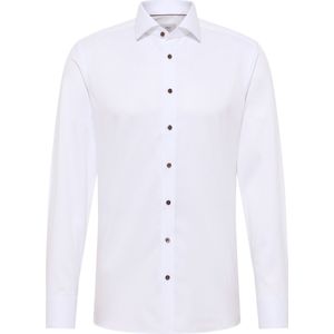 Eterna - Overhemd - Wit - Slim fit - NON IRON (strijkvrij)
