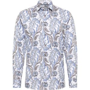 ETERNA Zakelijk overhemd  lichtblauw / grijs / wit