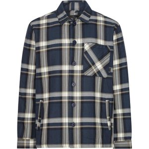 Clean Cut Copenhagen Overhemd 'Asher'  navy / grijs / wit