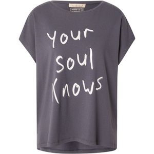 Smith&Soul Shirt  bruin / antraciet / wit