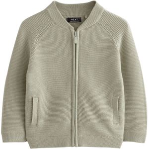 Next Gebreid vest  groen