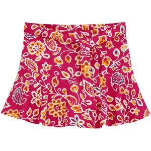 WE Fashion Rok  turquoise / goudgeel / donkerroze / offwhite