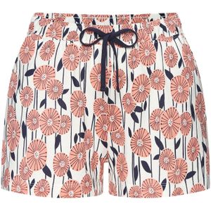 Vivance - Dreams - Pyjamashort - Oranje/wit-gedessineerd - Met mooie all-over print
