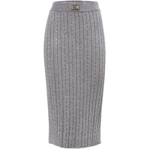 Influencer Rok  grijs