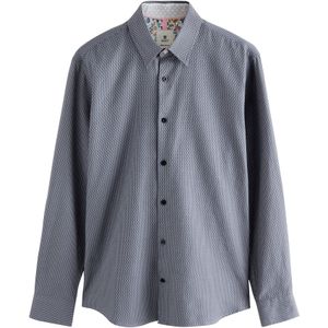 Next Overhemd  navy / duifblauw / wit