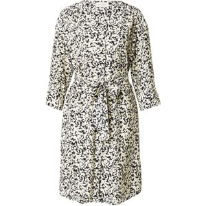 MSCH COPENHAGEN Blousejurk 'Jusia'  crème / zwart