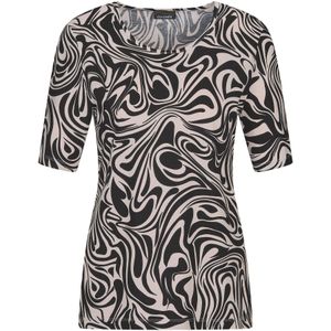 Goldner Shirt  crème / zwart