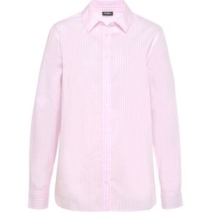 Buffalo - Overhemdblouse - Rosé - Katoen - Lange Mouwen