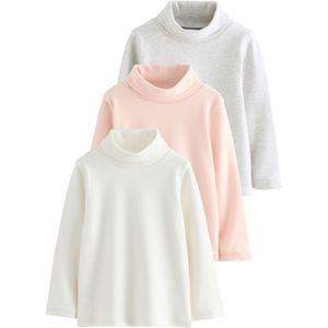 Next Trui  lichtgrijs / rosa / offwhite