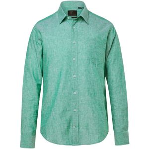 JP1880 Overhemd  groen gemêleerd