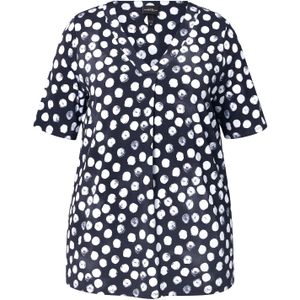 Ulla Popken Shirt  zwart / wit