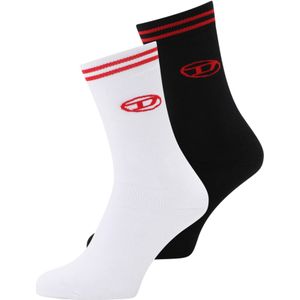DIESEL Sokken 'ZANIC'  rood / zwart / wit