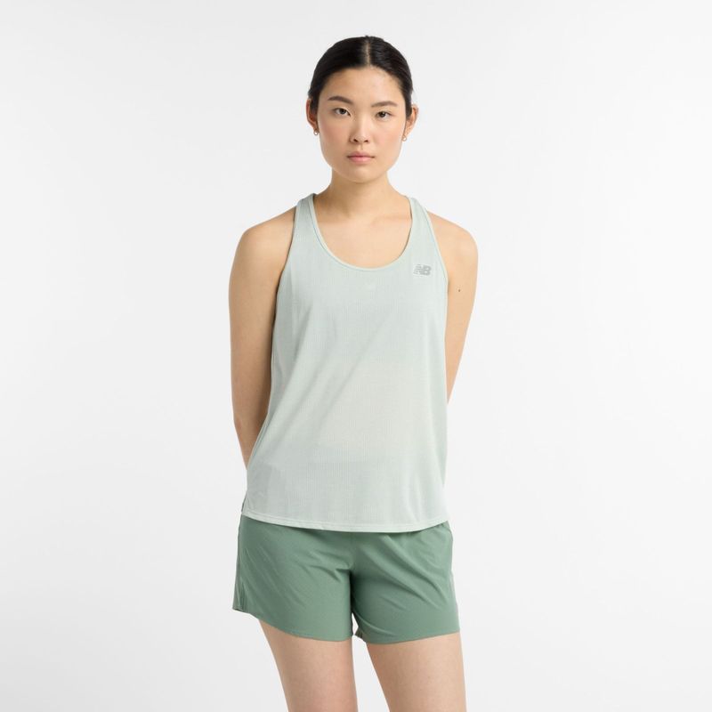 New Balance - Athletics - Sporttop - Pastelgroen - Mouwloos