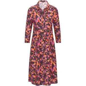 Goldner Blousejurk  lichtbruin / lila / oranje / rood