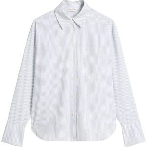 Marc O'Polo Blouse  smoky blue / wit