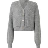 DRYKORN - COOPIE_2 - Gebreid Vest - Grijs Gemêleerd