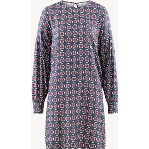 Tamaris Jurk  donkerblauw / cyclaam / wit