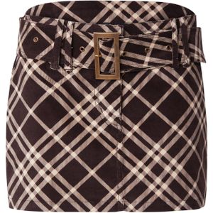 Monki Rok  taupe / chocoladebruin