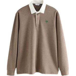 Next Shirt  bruin / groen / zwart / wit