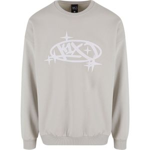 K1X Sweatshirt  lichtgrijs / wit