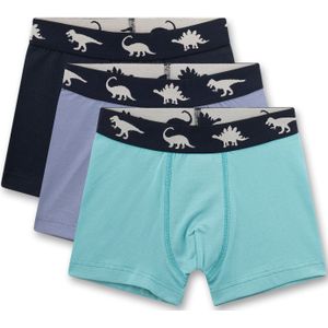 Sanetta Onderbroek  nachtblauw / aqua / duifblauw / grijs