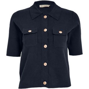 Peppercorn Gebreid vest 'Kaylee'  blauw