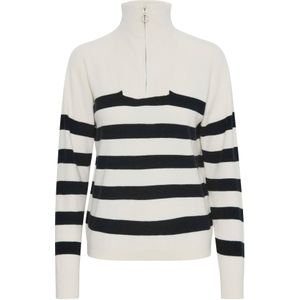 b.young Trui  zwart / wit