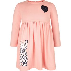 happy girls Jurk  rosa / zwart / wit