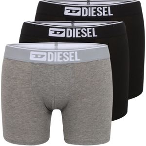 DIESEL Boxershorts 'Sebastian'  grijs gemêleerd / zwart / wit