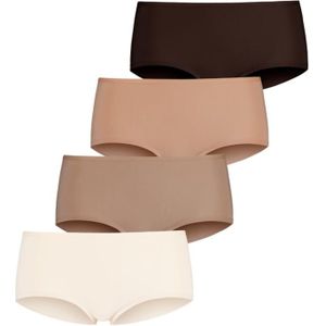 Hipster - Champagne/Nougat/Beige/Zwart - Katoen/Elastaan