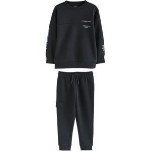 Next Joggingpak  jade groen / zwart / wit