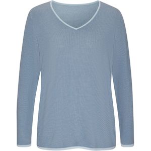 VIVANCE Trui  opaal / lichtblauw