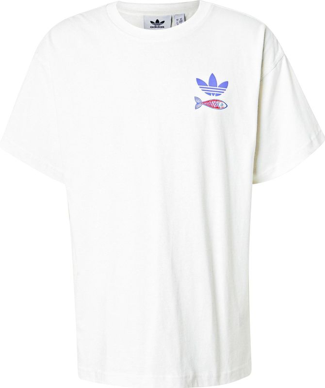 ADIDAS ORIGINALS Shirt 'SARDINES GFX'  blauw / rood / wit