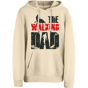 Cotton Prime Sweatshirt 'The Walking Dad'  sand / rood / zwart