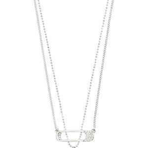 Pilgrim - Instant - Ketting - Zilver - Met Hanger - Met Kristalparels