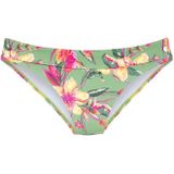 Look - Gedessineerd Bikinibroekje - Salie/Pink - Klassieke Taillehoogte