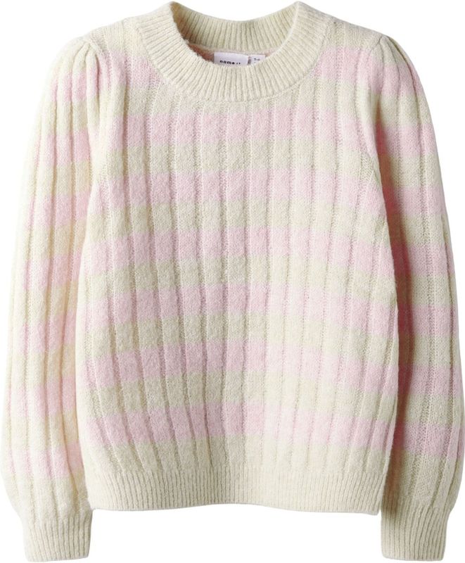 Gebreide Top - Lange Mouwen - Ronde Hals - Regular Fit