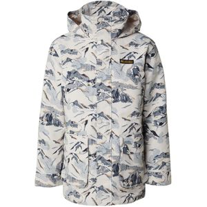 COLUMBIA Outdoorjas 'Cascades Interchange'  blauw / lichtgrijs / oranje