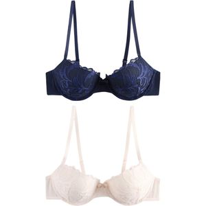 Next BH  crème / navy