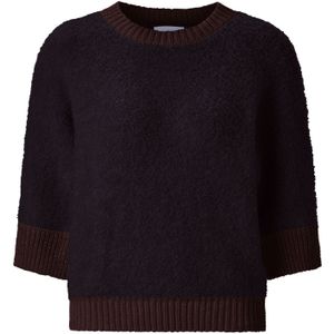 Rich & Royal Trui  donkerbruin