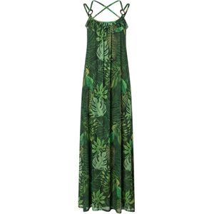 Ana Alcazar Jurk 'Ziela'  groen / spar / lichtgroen / donkergroen