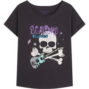 Scalpers Shirt  blauw / antraciet / lila / wit