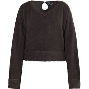 faina Trui  donkerbruin