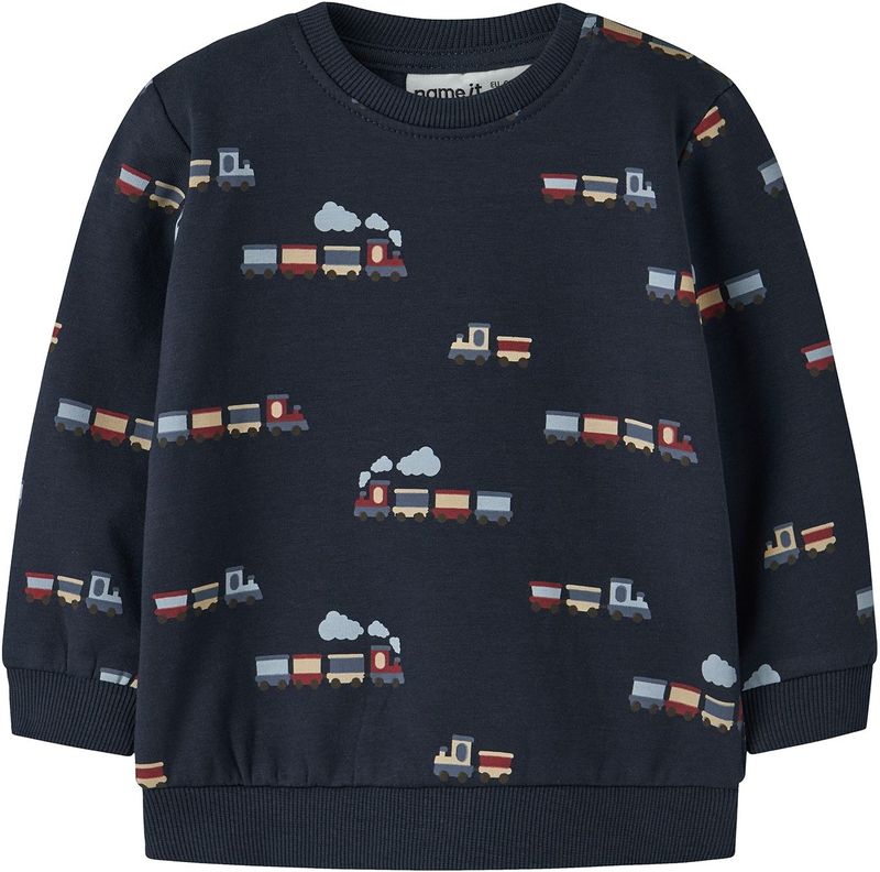 NAME IT - NBMVIMMER - Sweatshirt - Beige - Ronde Hals - Lange Mouw