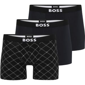 BOSS Boxershorts  zwart / wit