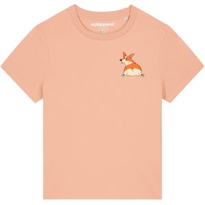 Watapparel Shirt ' Corgi '  gemengde kleuren / abrikoos