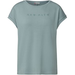 STREET ONE - T-shirt - Arona blue - Met Glitterdetails